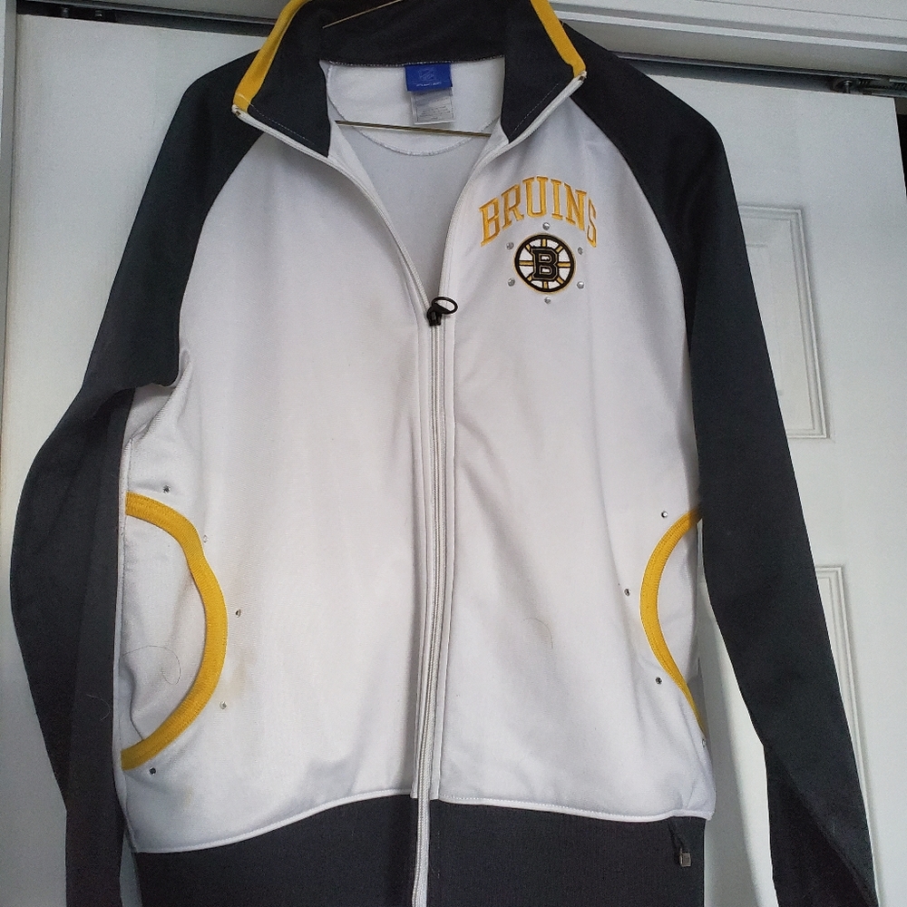 Bruins track jacket